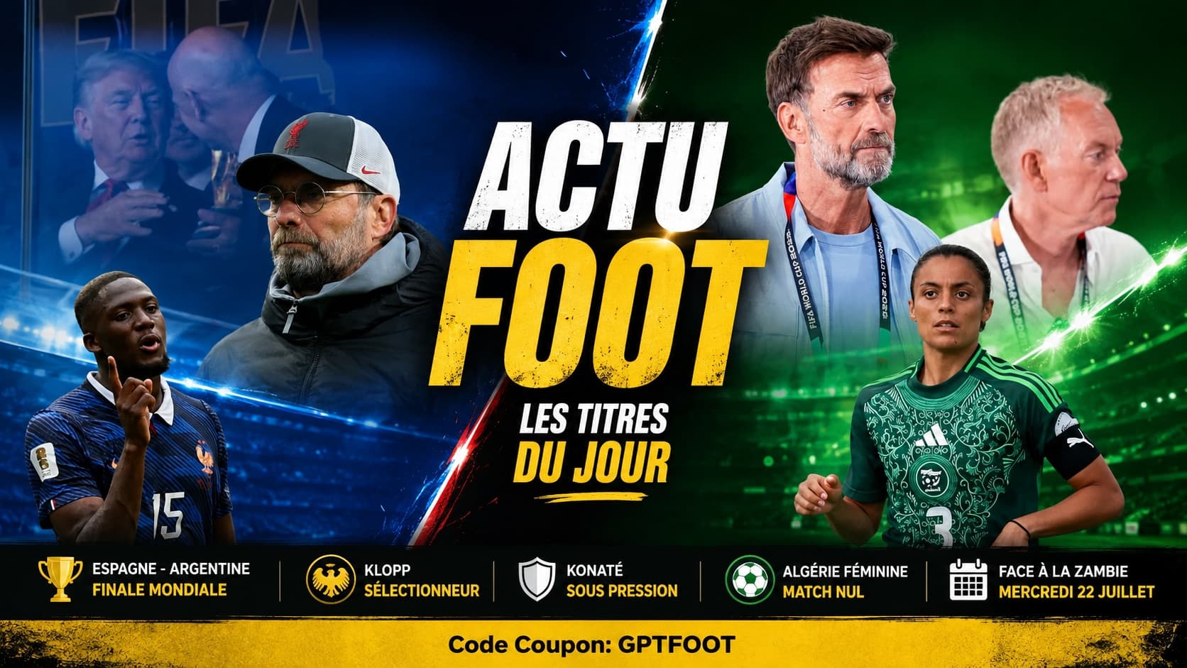 Stade de football lors d'une grande compétition internationale
