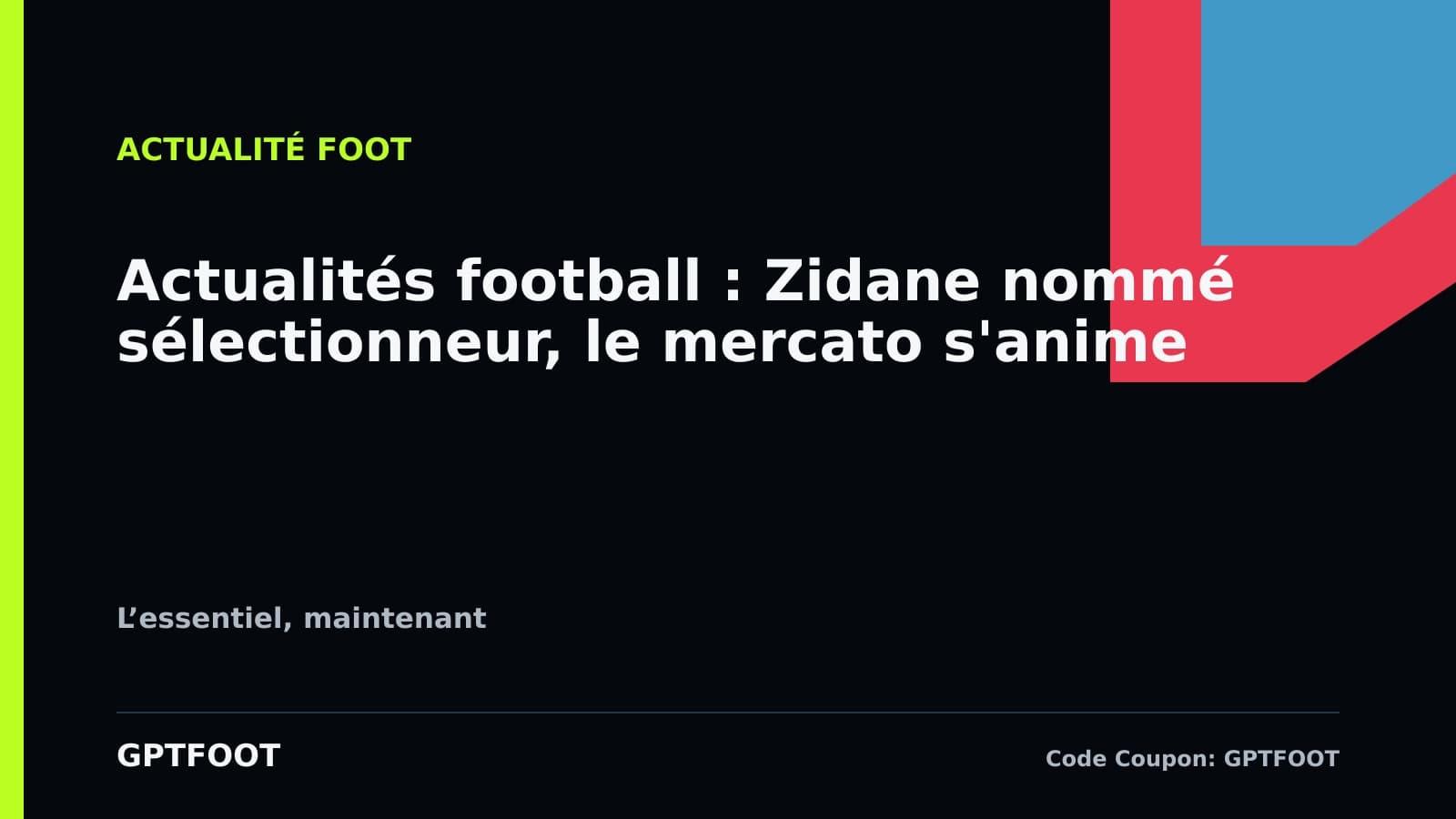 Zinédine Zidane lors de sa conférence de presse de présentation avec la FFF