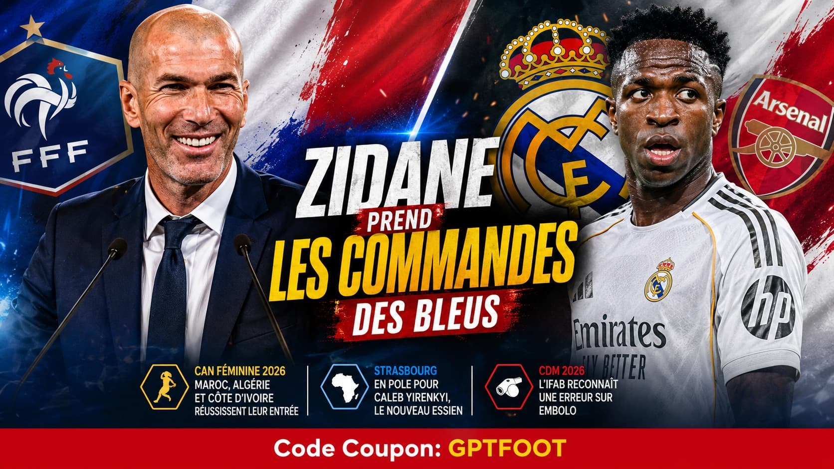 Zinédine Zidane lors de sa conférence de presse pour l'équipe de France