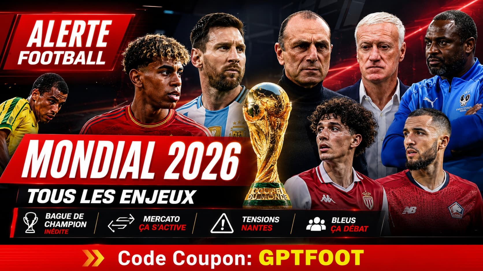 La finale du Mondial 2026 Espagne-Argentine promet un duel historique entre le prodige Lamine...