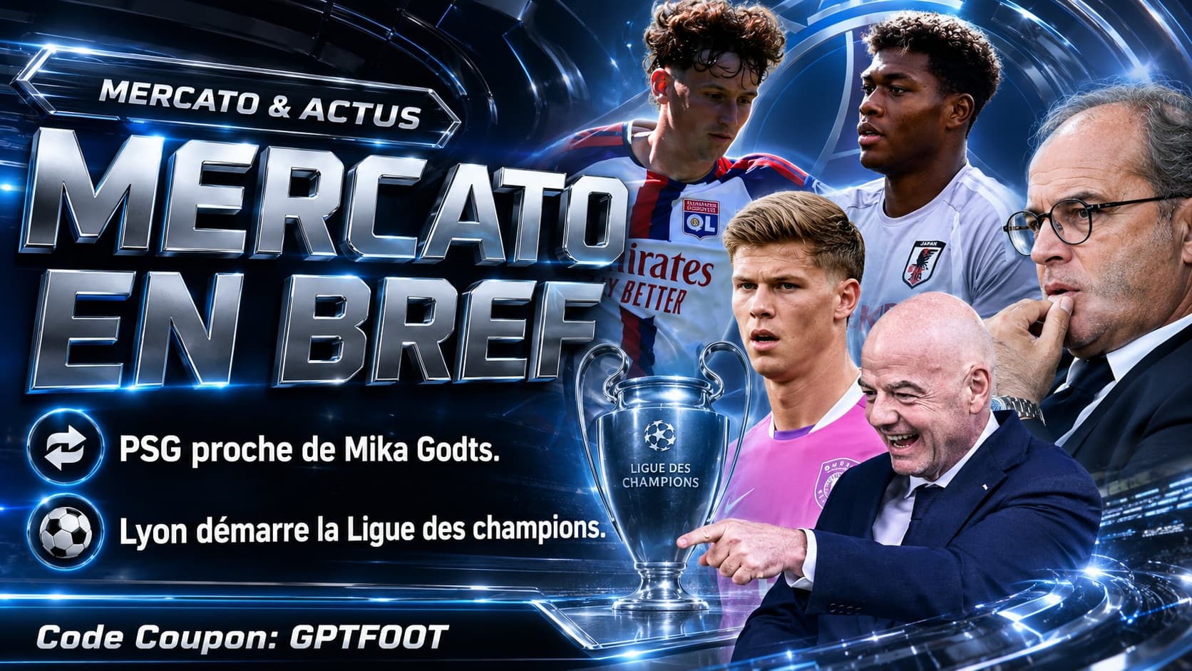 Le PSG touche au but pour l'ailier belge Mika Godts, dont le transfert depuis l'Ajax est estimé...