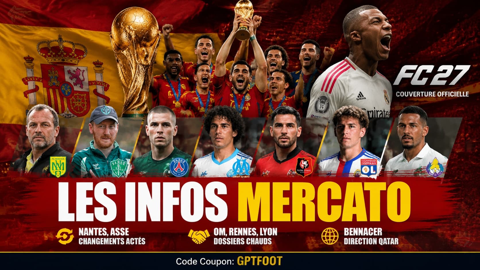 Logo officiel du mercato estival 2026
