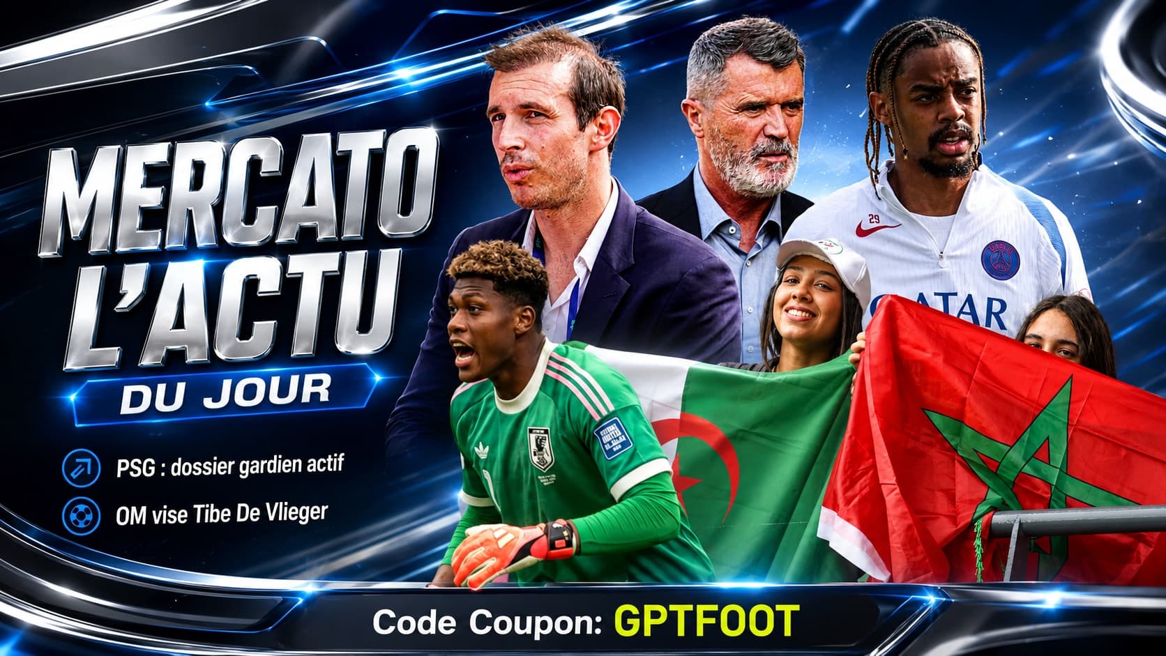 Stade de football lors d'une rencontre internationale