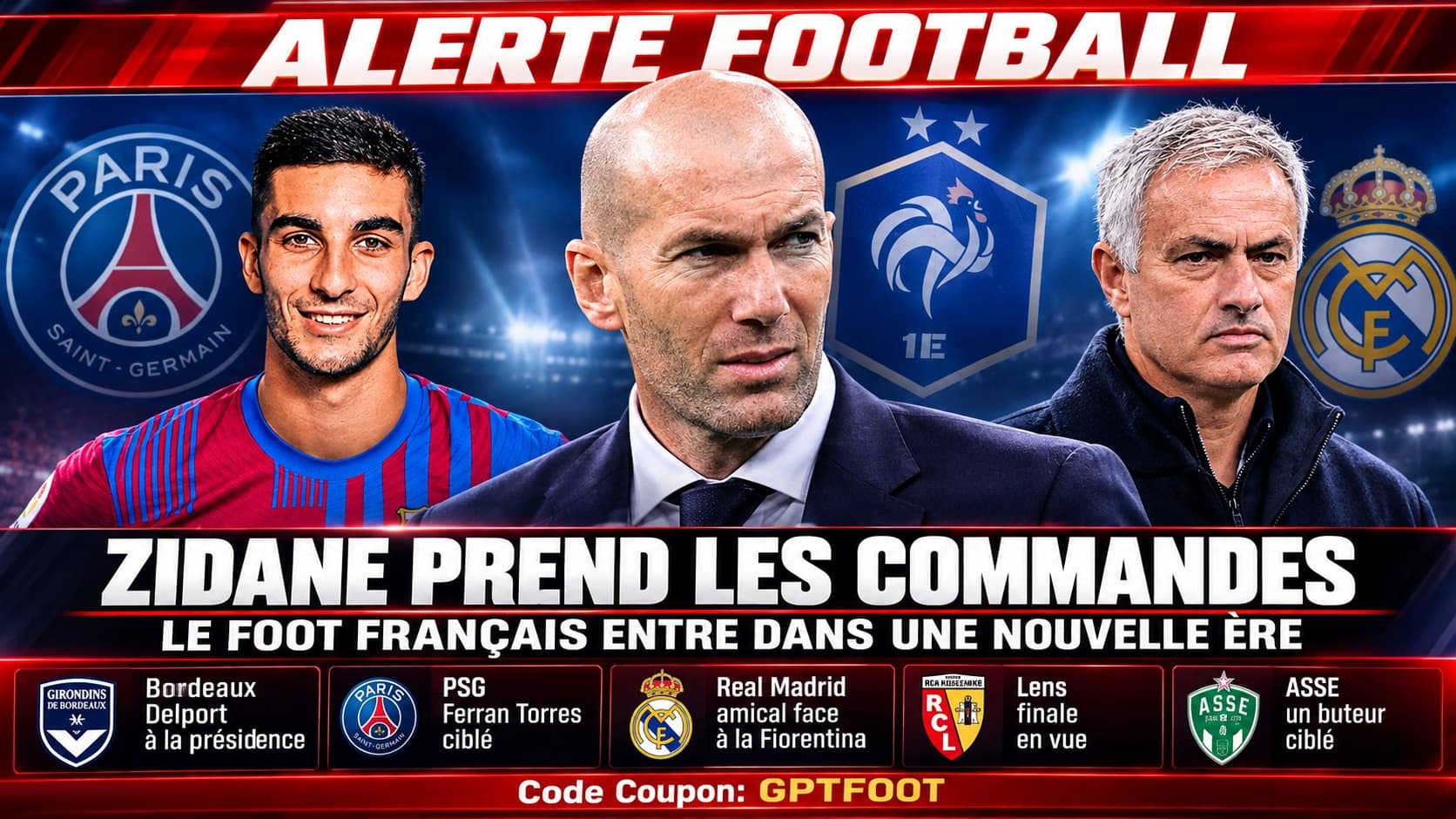 Zinédine Zidane lors de sa présentation officielle