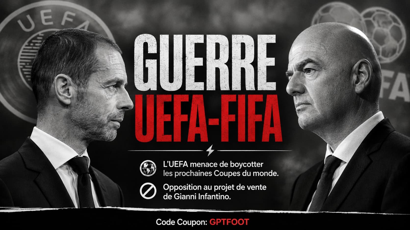 Un ballon de football sur une pelouse symbolisant le conflit entre les instances du football