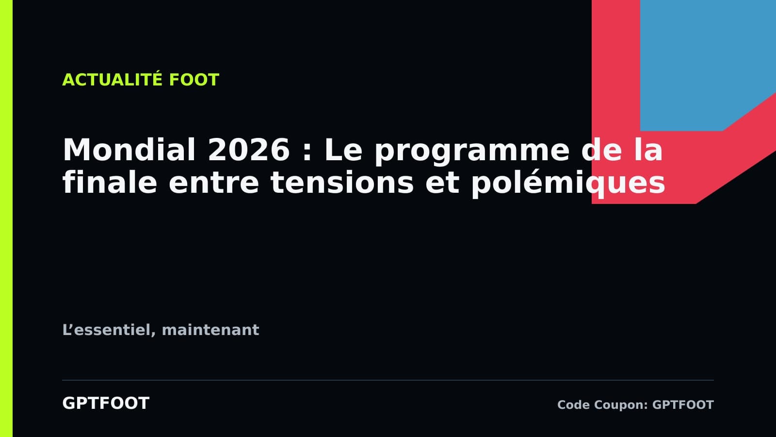 Stade de football lors de la Coupe du monde 2026