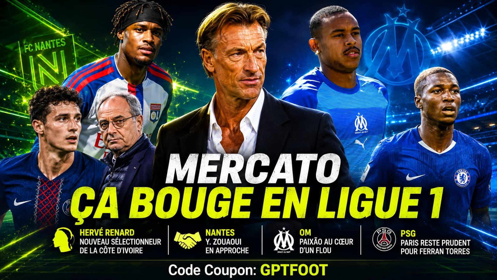 Hervé Renard en conférence de presse