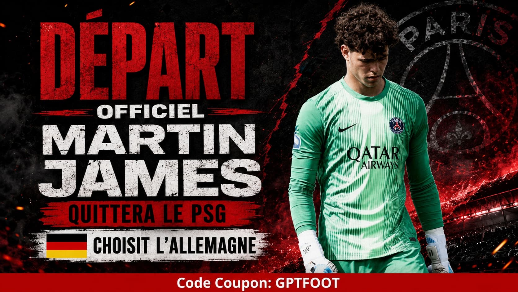 Le logo du Paris Saint-Germain arboré sur le maillot de l'équipe