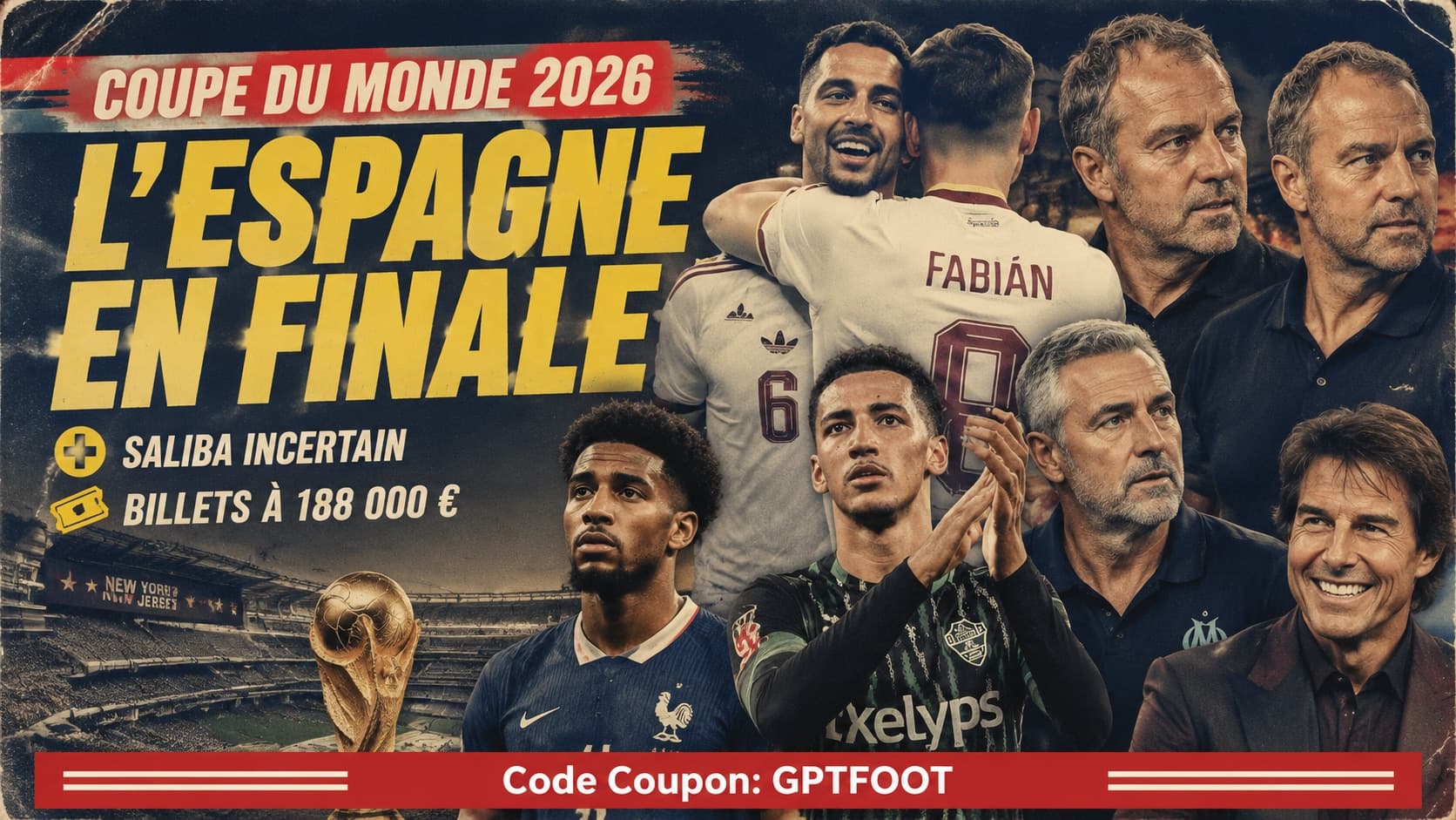 Le stade Met Life de New York accueillant la demi-finale du Mondial 2026