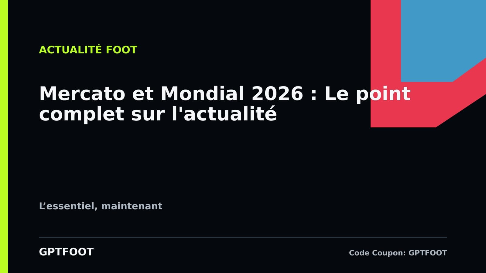 Logo de la Coupe du monde 2026