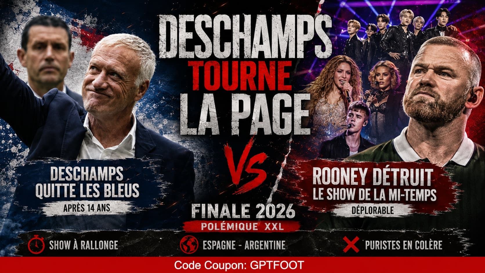 Didier Deschamps a officiellement tourné la page des Bleus après la défaite contre l'Angleterre...