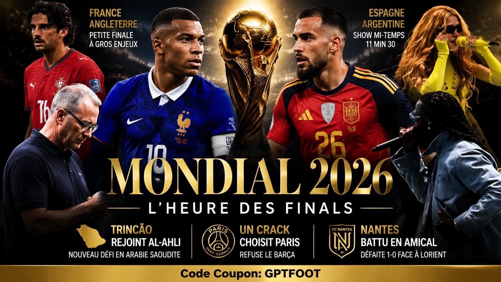 Stade de football lors d'une rencontre internationale