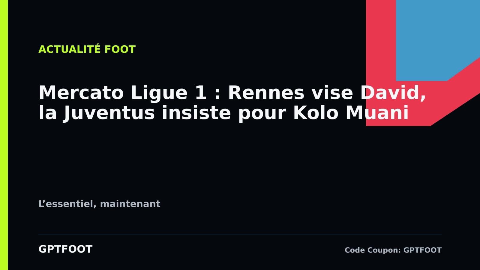 Le Stade Rennais étudie le profil de l'attaquant Jonathan David pour renforcer son effectif.
