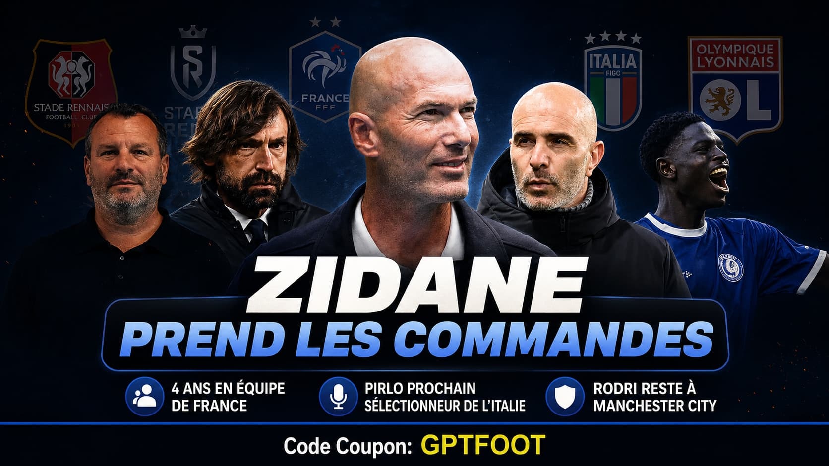 Zinédine Zidane, futur sélectionneur de l'équipe de France
