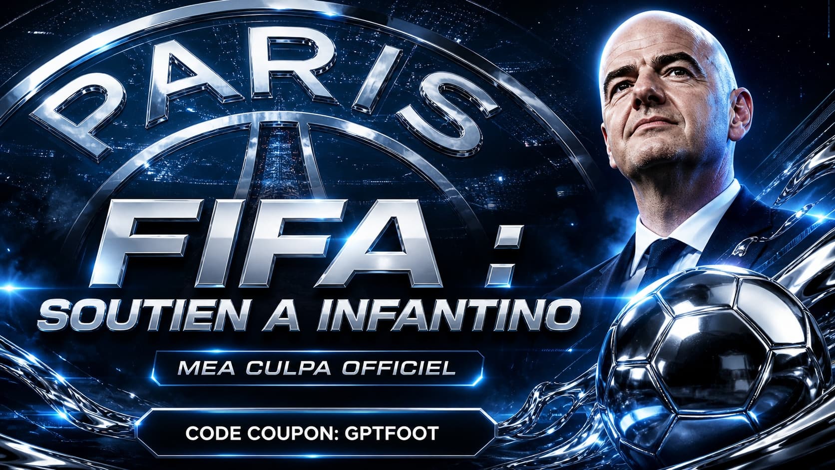 Le logo de la FIFA affiché lors d'une conférence de presse institutionnelle