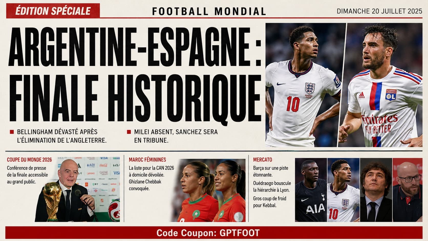 Deux joueurs de football sur un terrain durant un match international