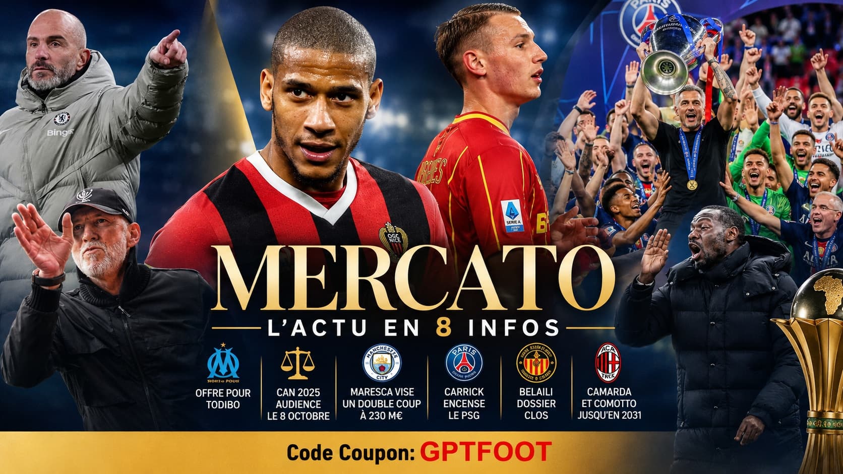Le mercato de l'OM s'active en défense avec une offre transmise à West Ham pour Jean-Clair...