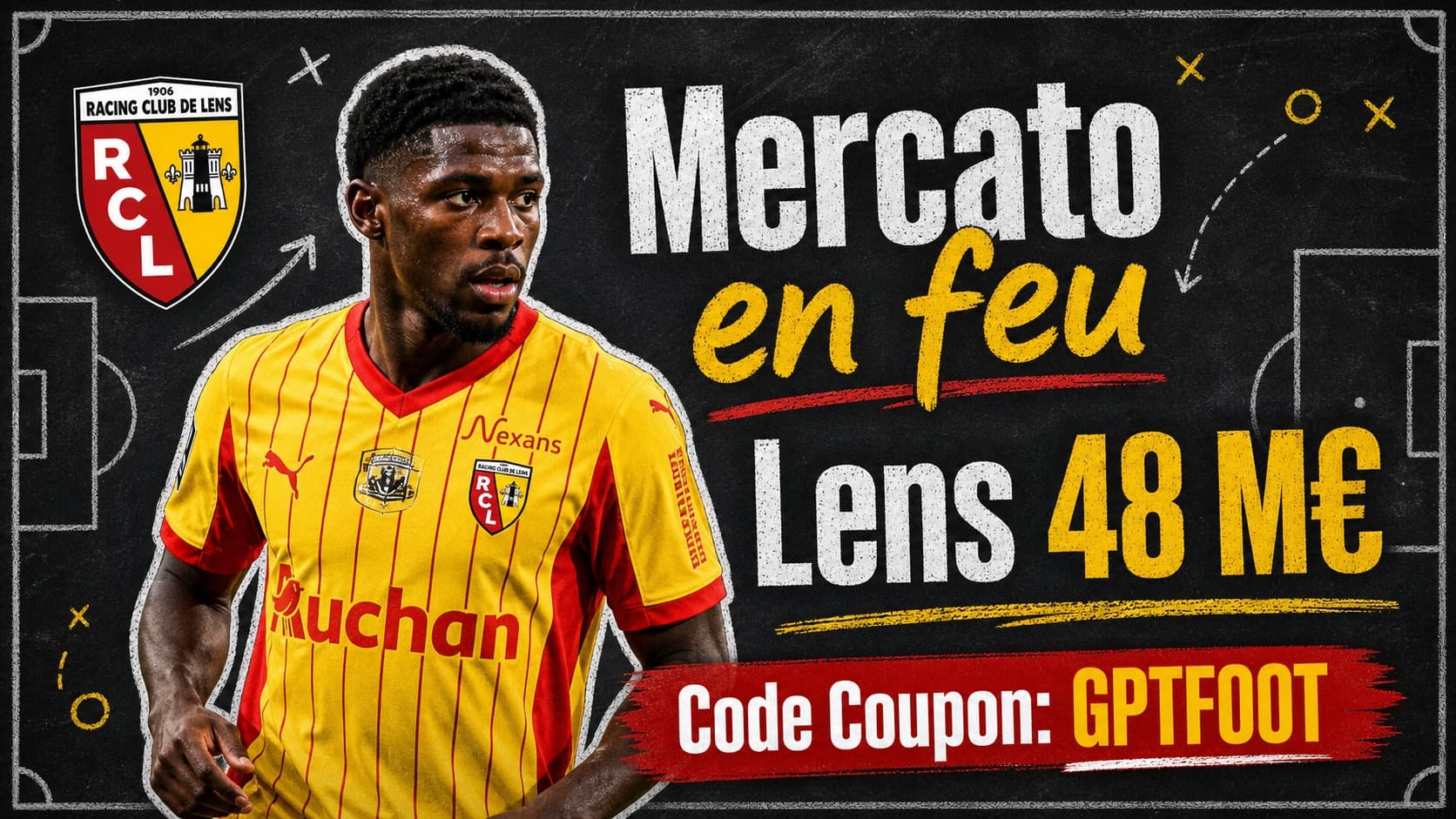 Le RC Lens explose son record de vente : le milieu Mamadou Sangaré rejoint Brentford pour un...