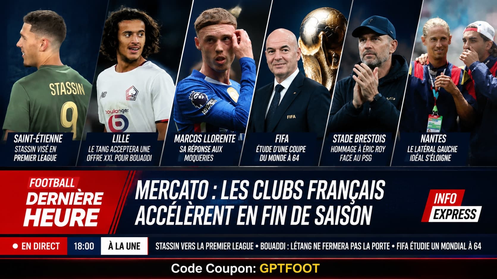 Un joueur de football sur le terrain pendant un match