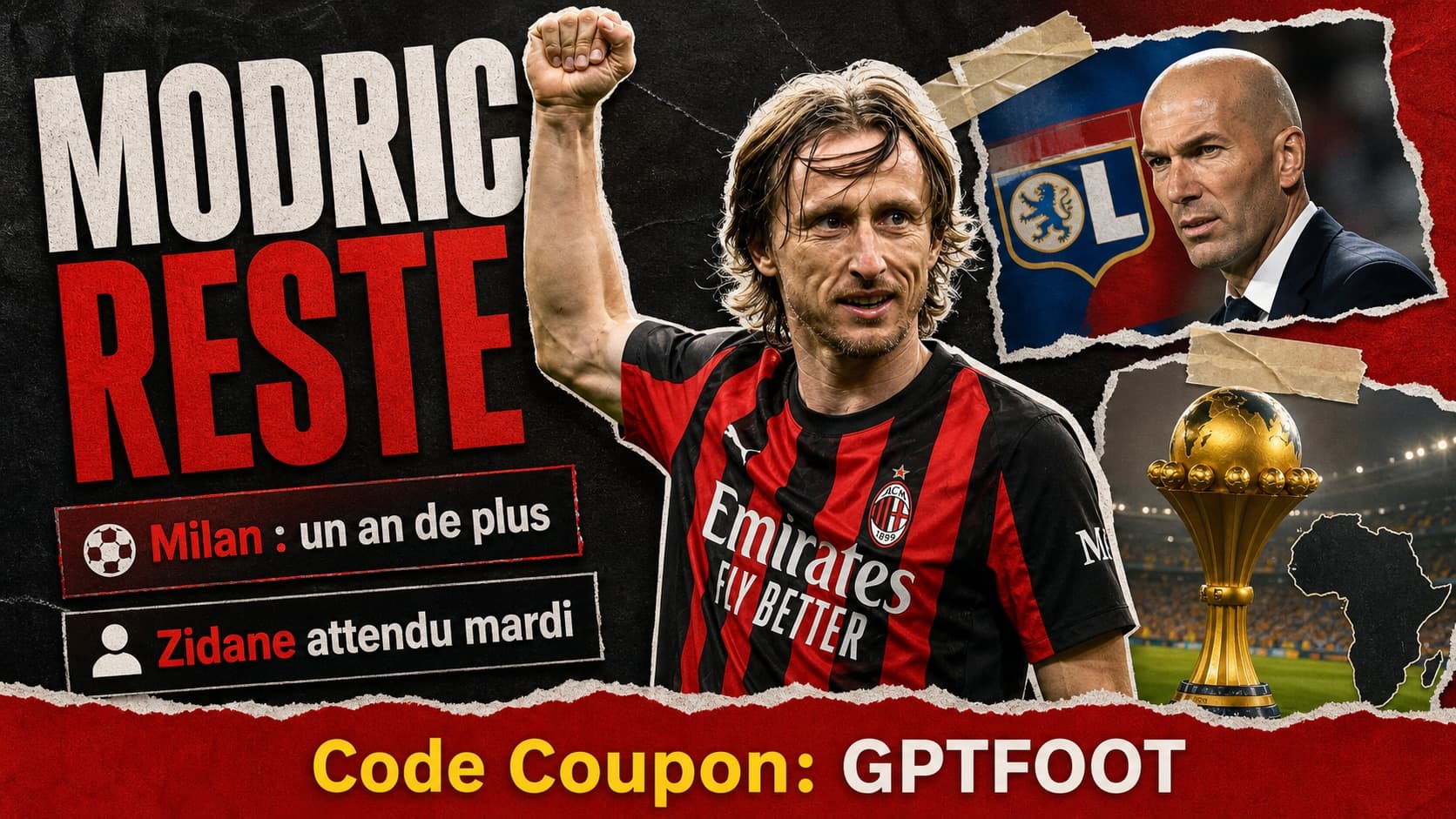Luka Modrić prolonge l'aventure à l'AC Milan pour une saison supplémentaire. À 40 ans, le...