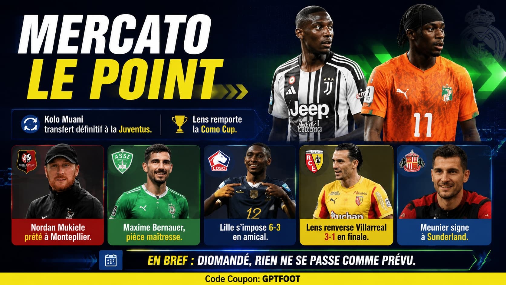 Logo du mercato football