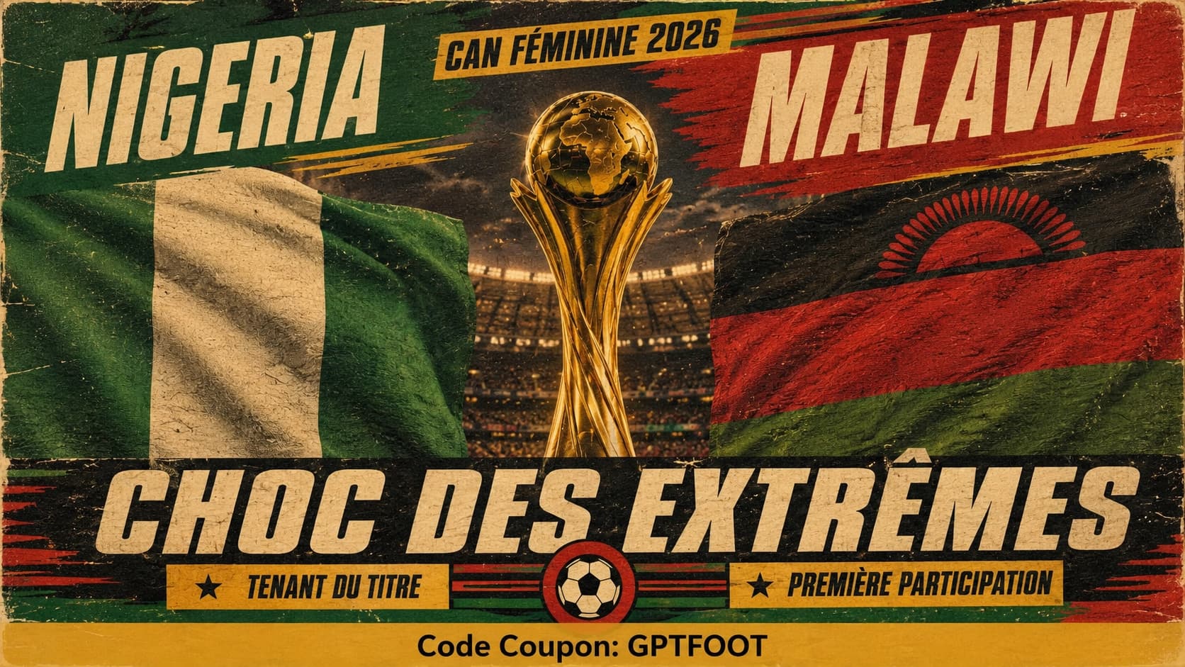 Vue du Stade Al Madina de Rabat lors d'un match de football féminin