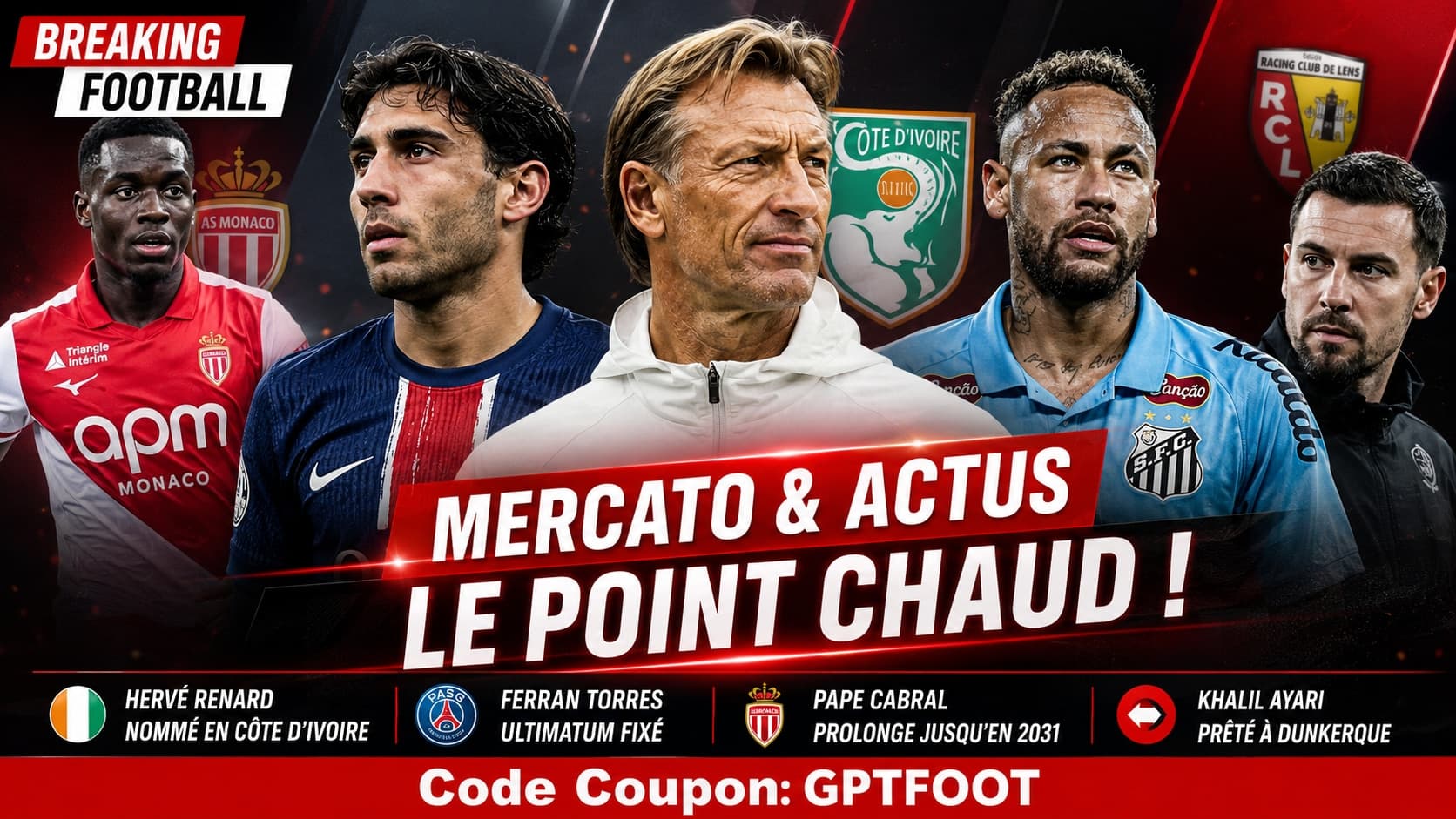 Hervé Renard fait son grand retour sur le continent africain ! Le technicien français est...