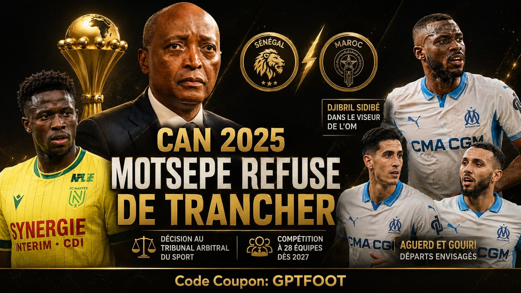 CAN 2025 : Patrice Motsepe, président de la CAF, refuse de trancher le litige opposant le...