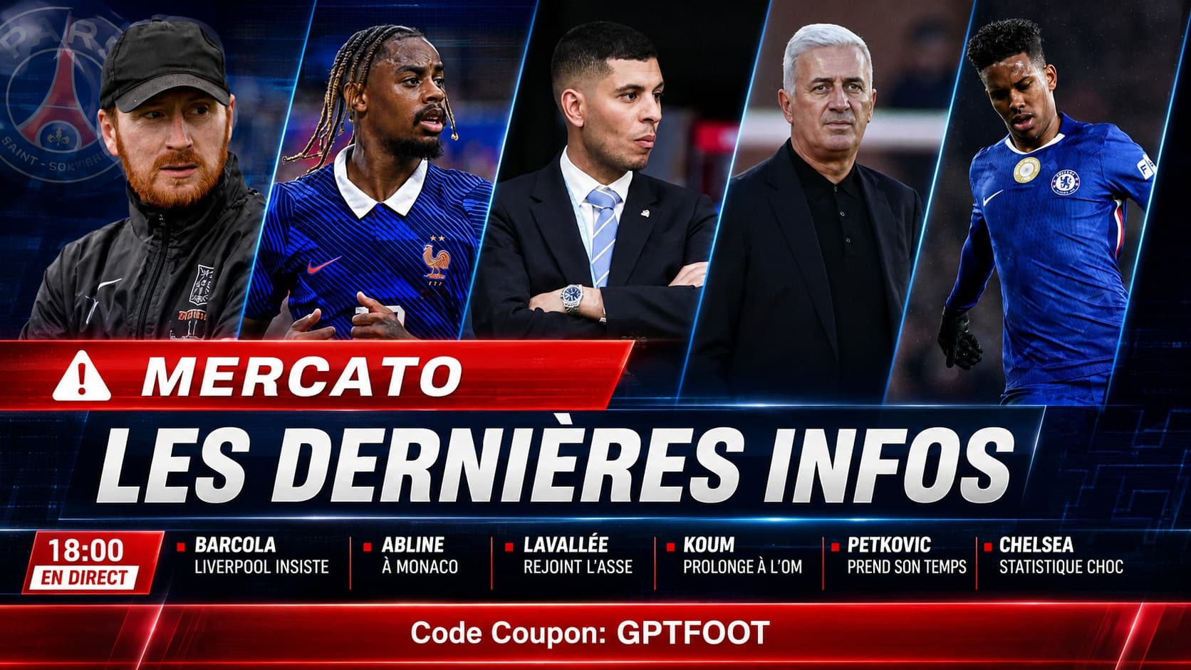 Liverpool passe à l'offensive pour Bradley Barcola avec une offre de 105 millions d'euros, bien...