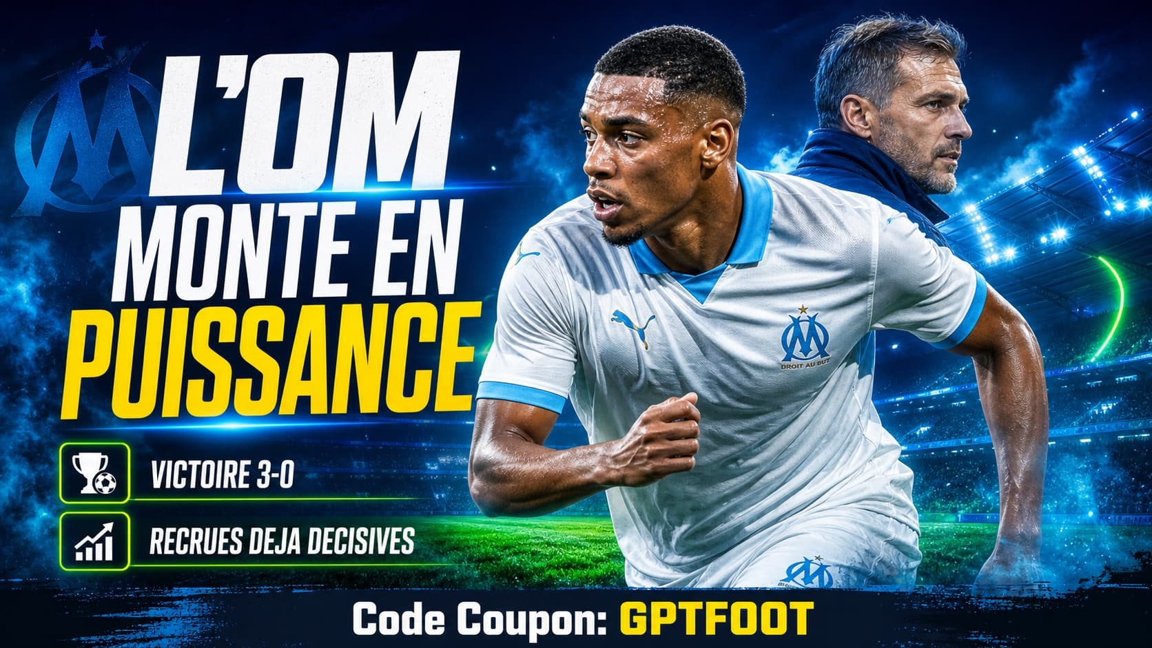 Joueurs de l'Olympique de Marseille lors d'un match de préparation