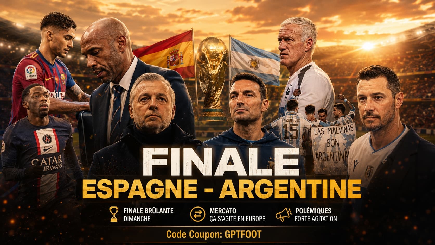 Vue d'ensemble d'un terrain de football lors d'une compétition internationale