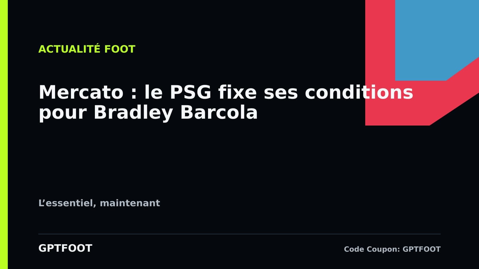 Bradley Barcola sous les couleurs du Paris Saint-Germain