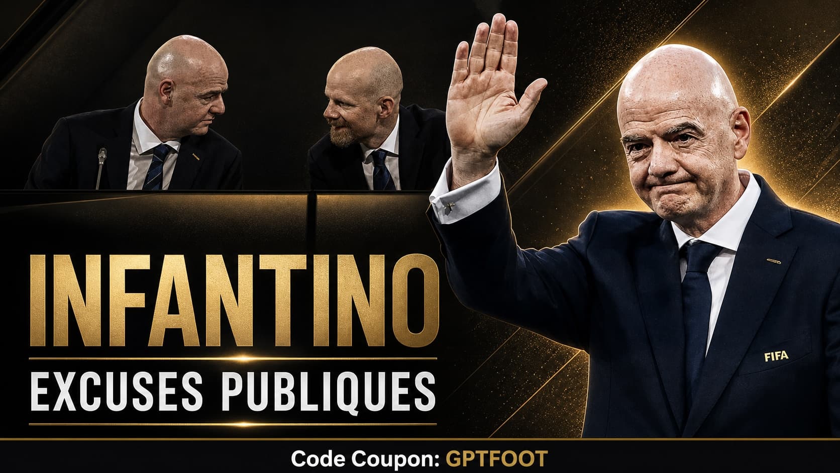 Scandale à la FIFA : Gianni Infantino et son secrétaire général Mattias Grafström ont présenté...