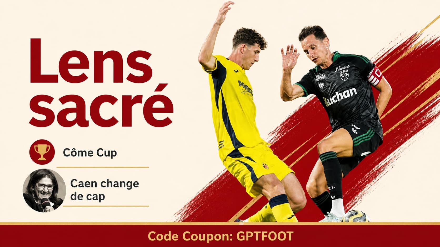 Les joueurs du RC Lens célébrant leur victoire lors de la Côme Cup