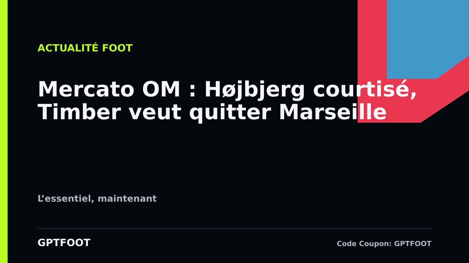 Le joueur Pierre-Emile Højbjerg sur un terrain de football.