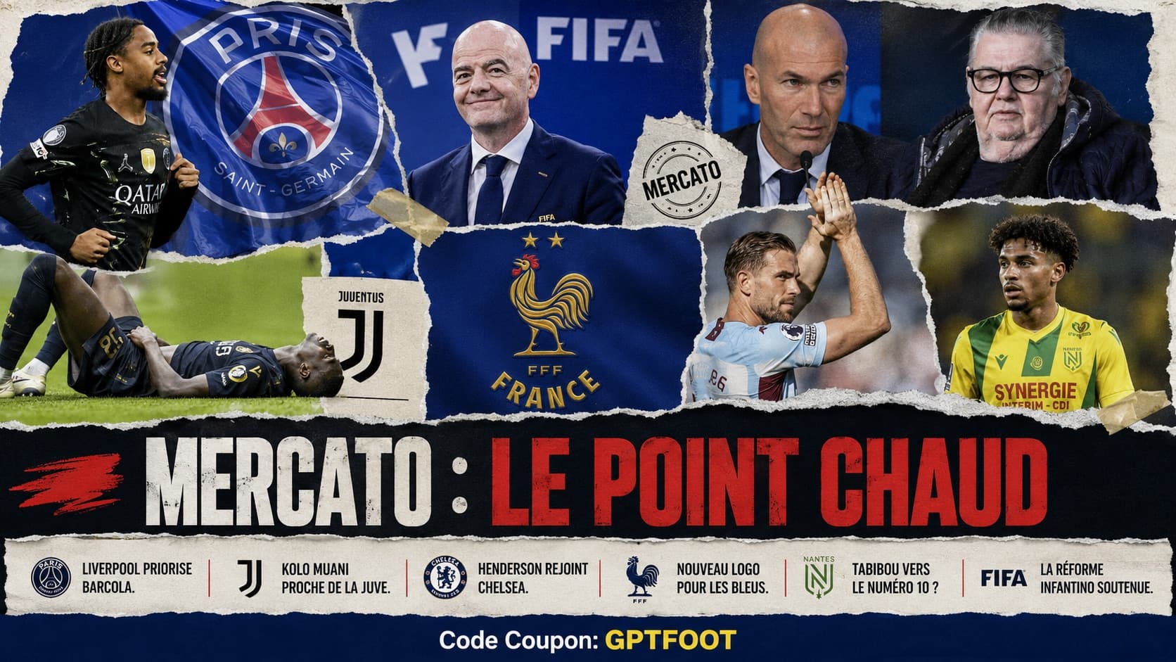 Le PSG s'active en coulisses pour compenser ses départs offensifs. Liverpool a fait de Bradley...