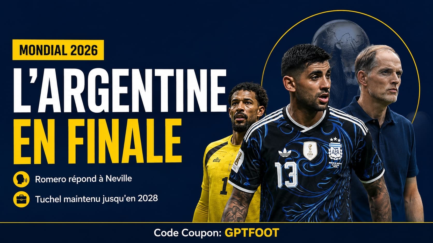 Logo officiel de la Coupe du monde 2026