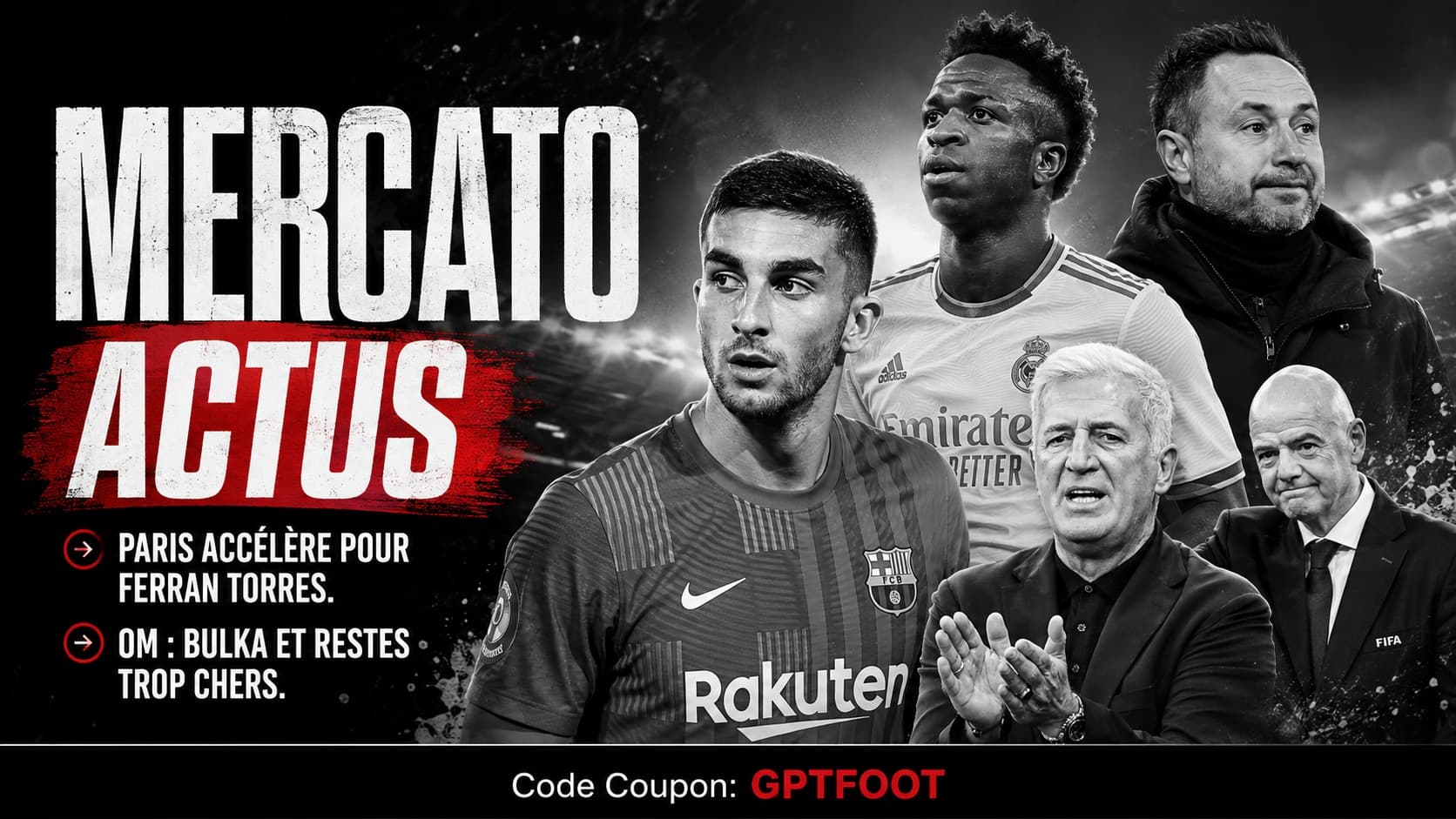 Ferran Torres sous le maillot du FC Barcelone lors d'un match officiel