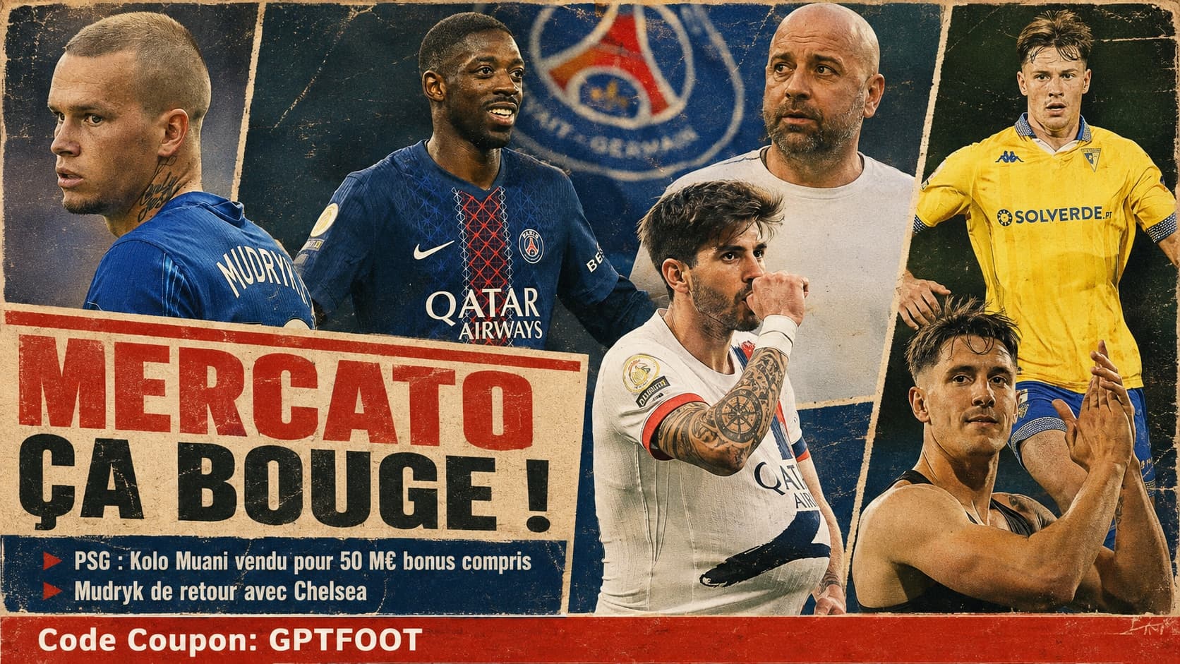 Le PSG boucle le départ de Randal Kolo Muani vers la Juventus pour un transfert définitif...