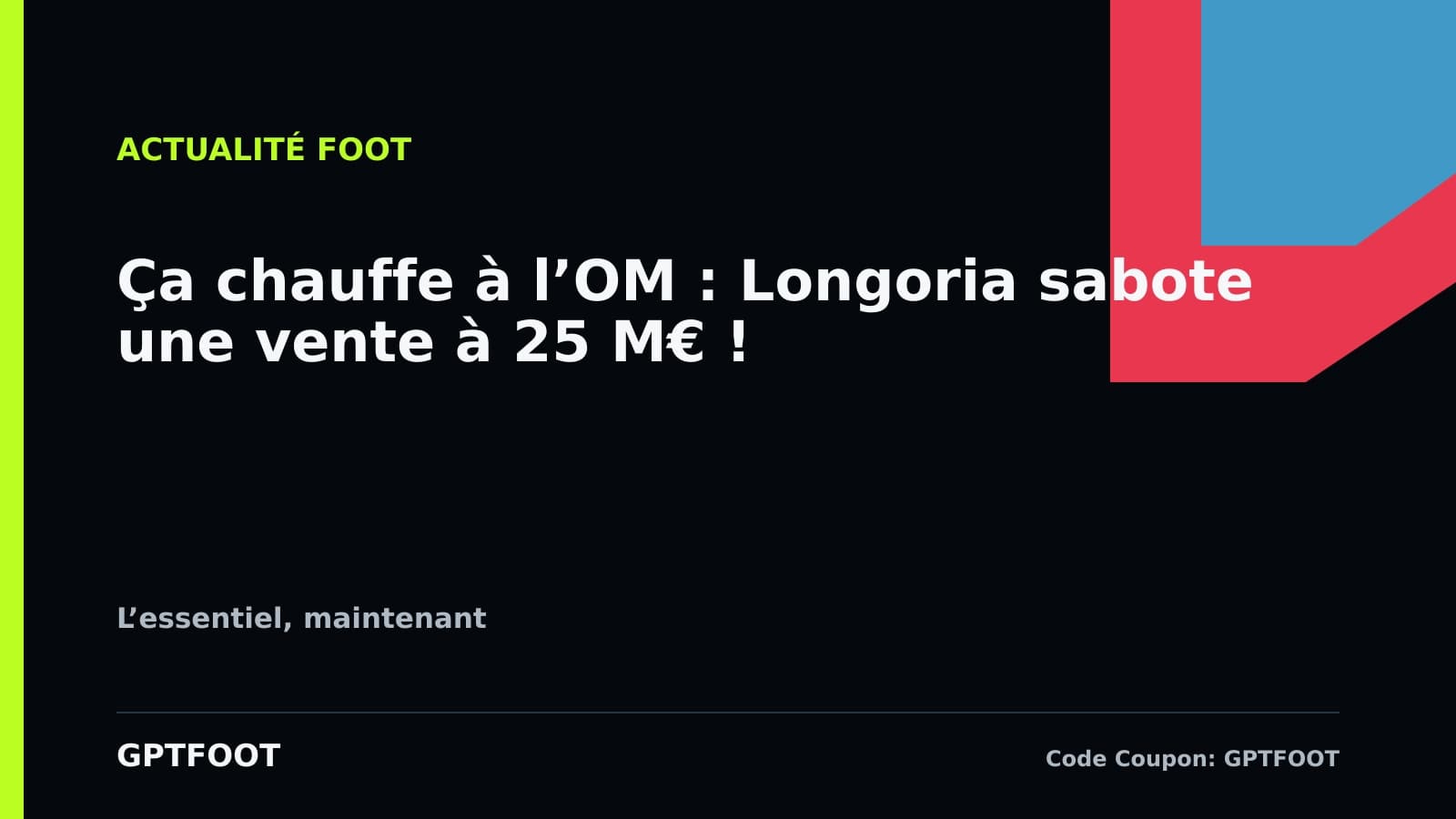 Le mercato s'agite à l'OM : Bruno Genesio réclame des renforts rapides, notamment un latéral et...