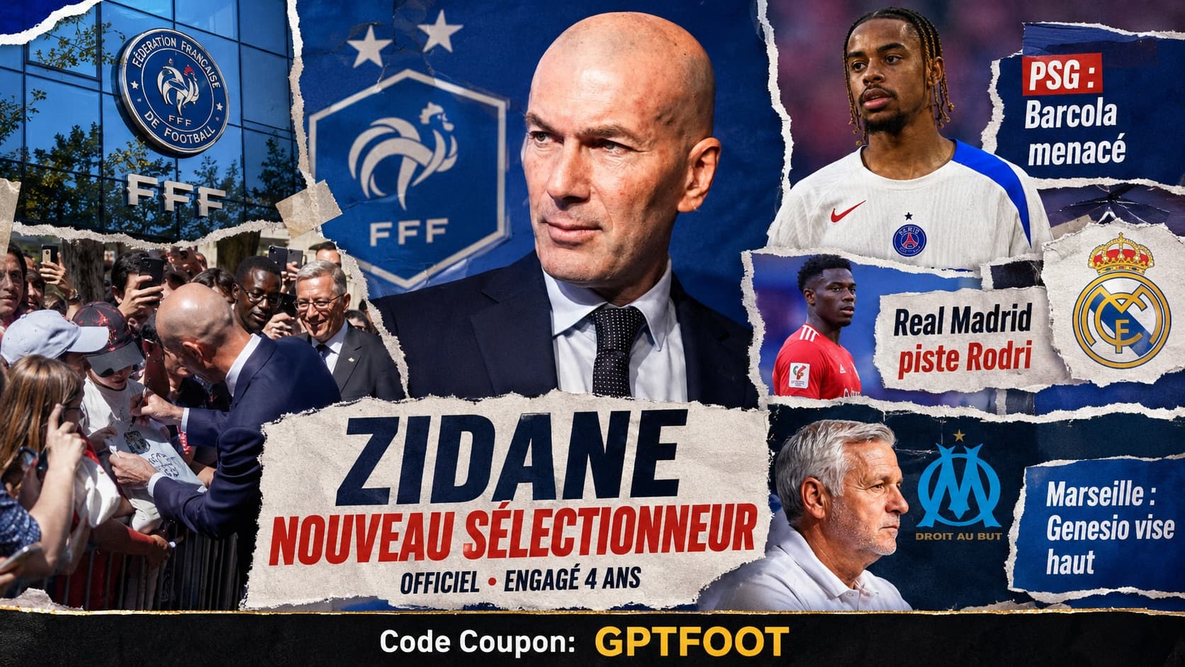 C’est officiel, Zinedine Zidane est le nouveau sélectionneur de l’équipe de France. Présenté ce...