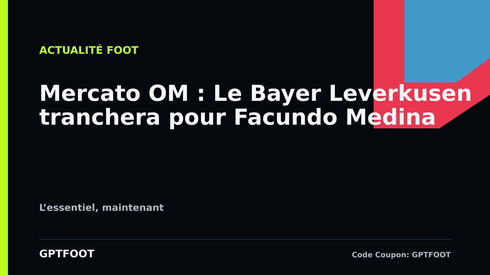 Facundo Medina portant le maillot de l'Olympique de Marseille