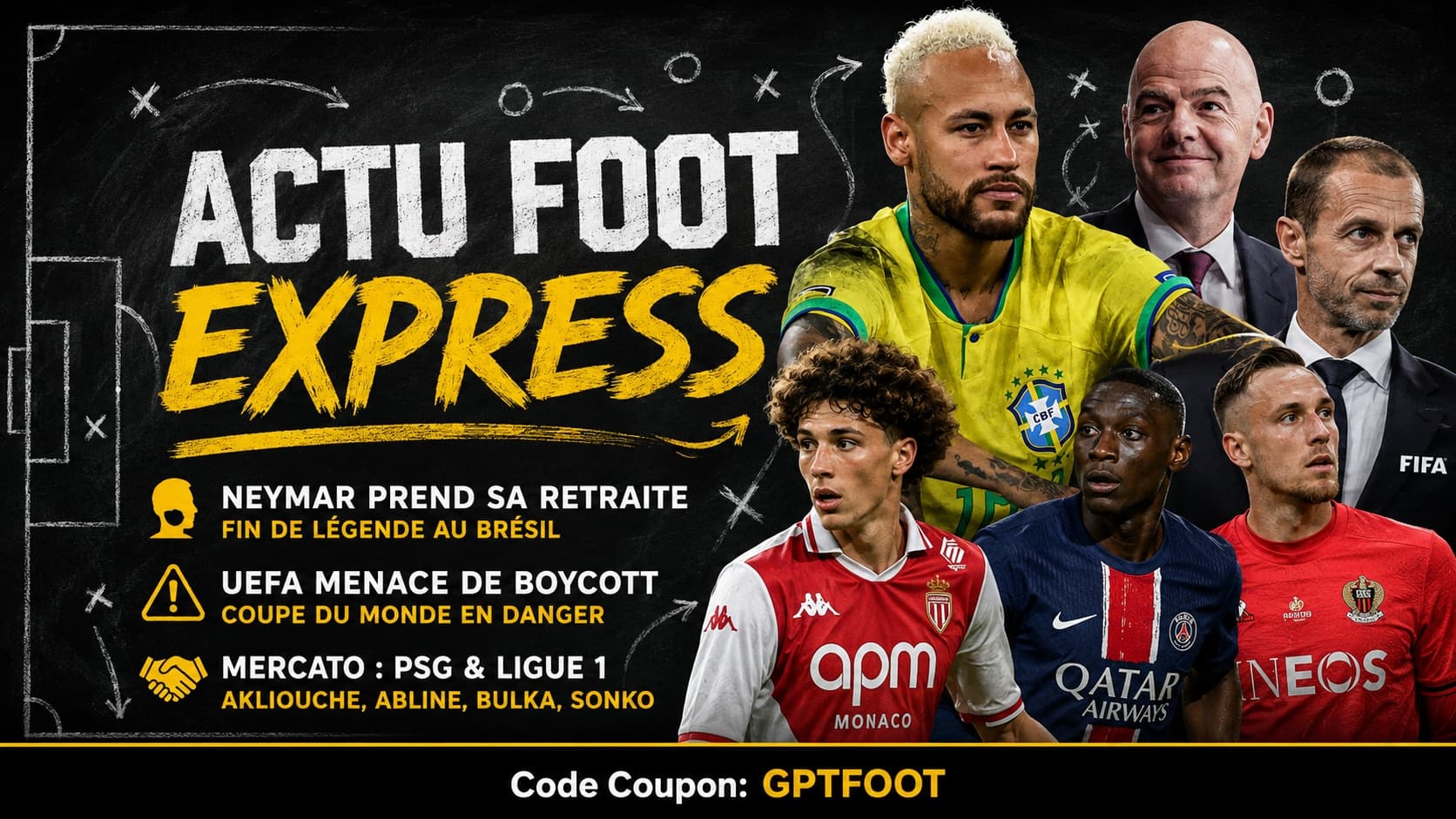 Séisme au Brésil : Neymar a annoncé officiellement la fin de sa carrière internationale. Le...