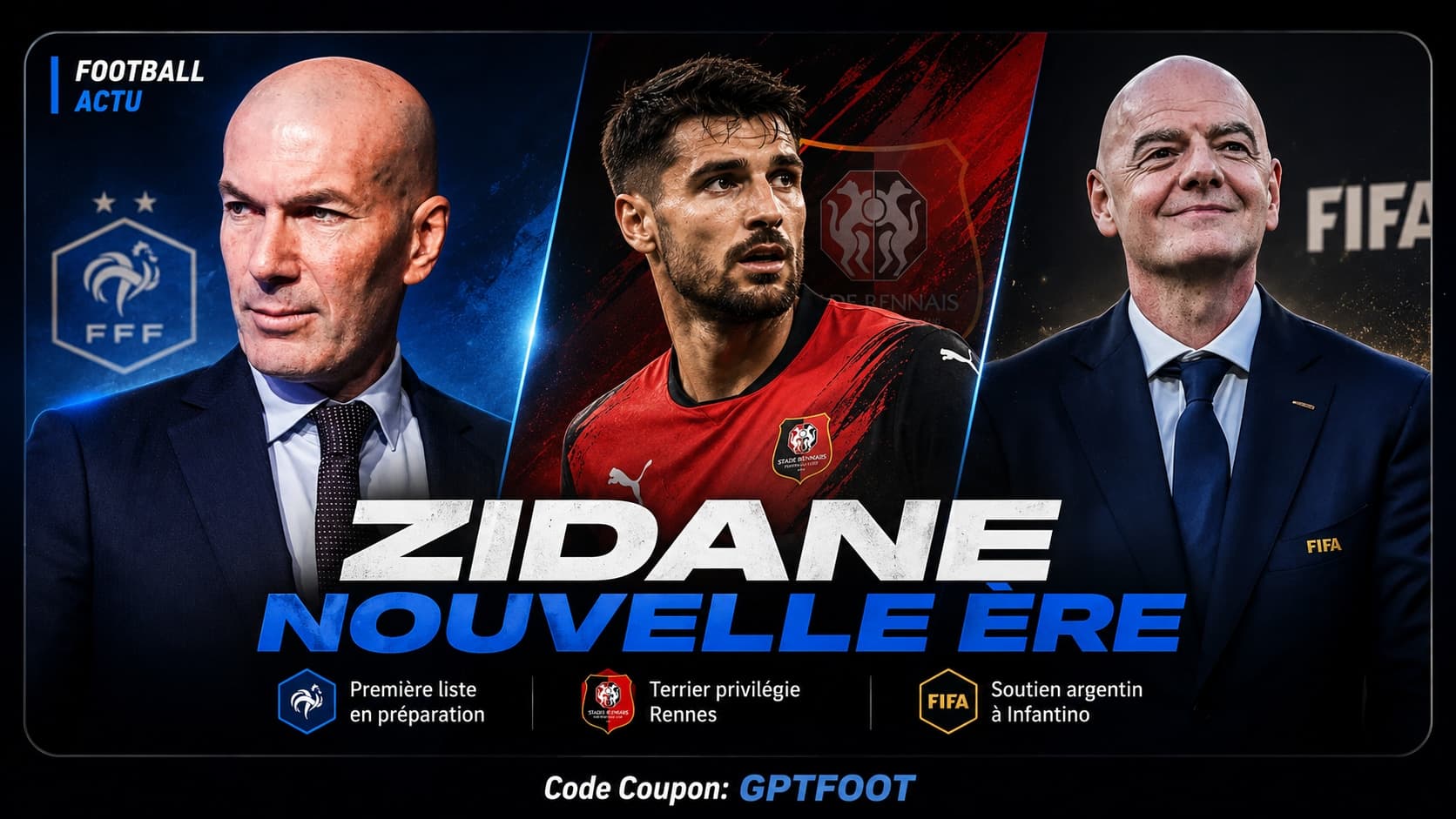 Zinédine Zidane lors d'une intervention