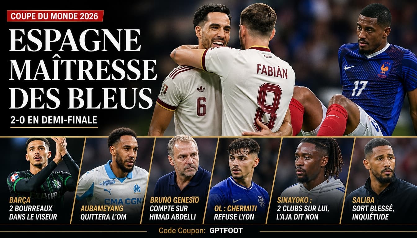 Scène de match lors de la demi-finale entre la France et l'Espagne