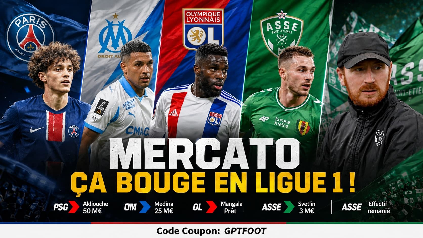 Le PSG frappe fort sur le marché des transferts. Le club officialise l'arrivée de l'ailier...