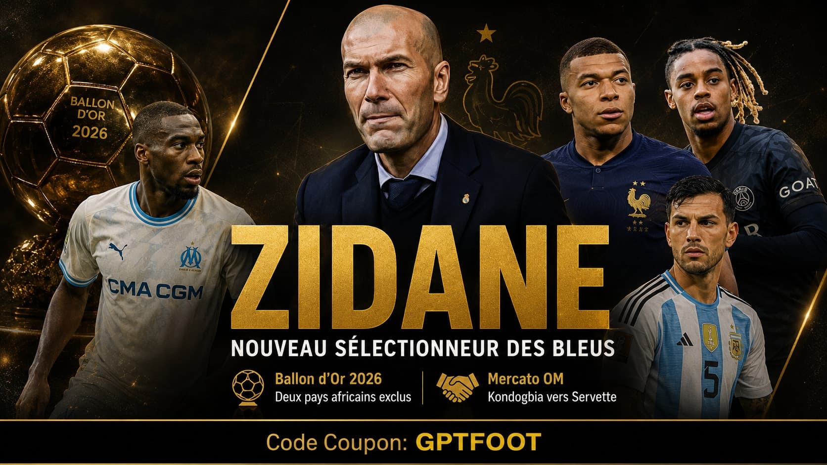 Zinédine Zidane lors d'une conférence de presse