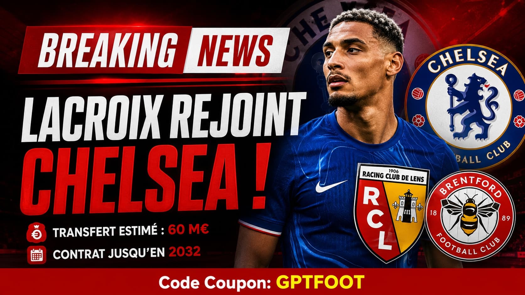 Maxence Lacroix change de dimension ! Le défenseur international français quitte Crystal Palace...