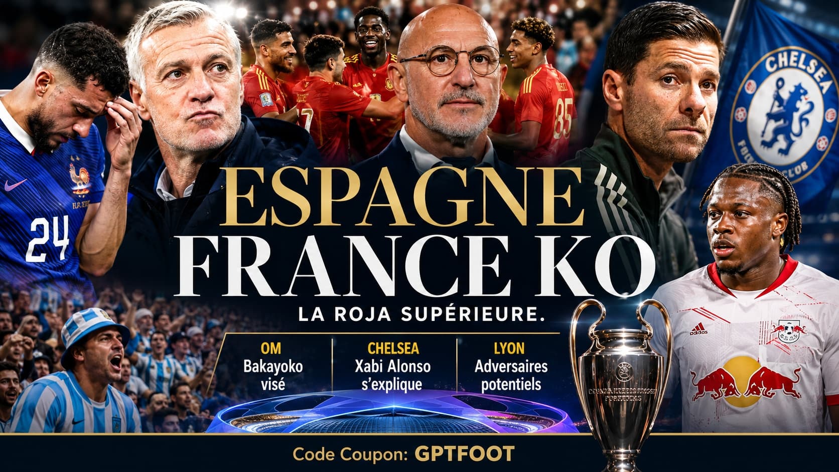 Les joueurs espagnols célèbrent leur qualification en finale après la victoire contre la France