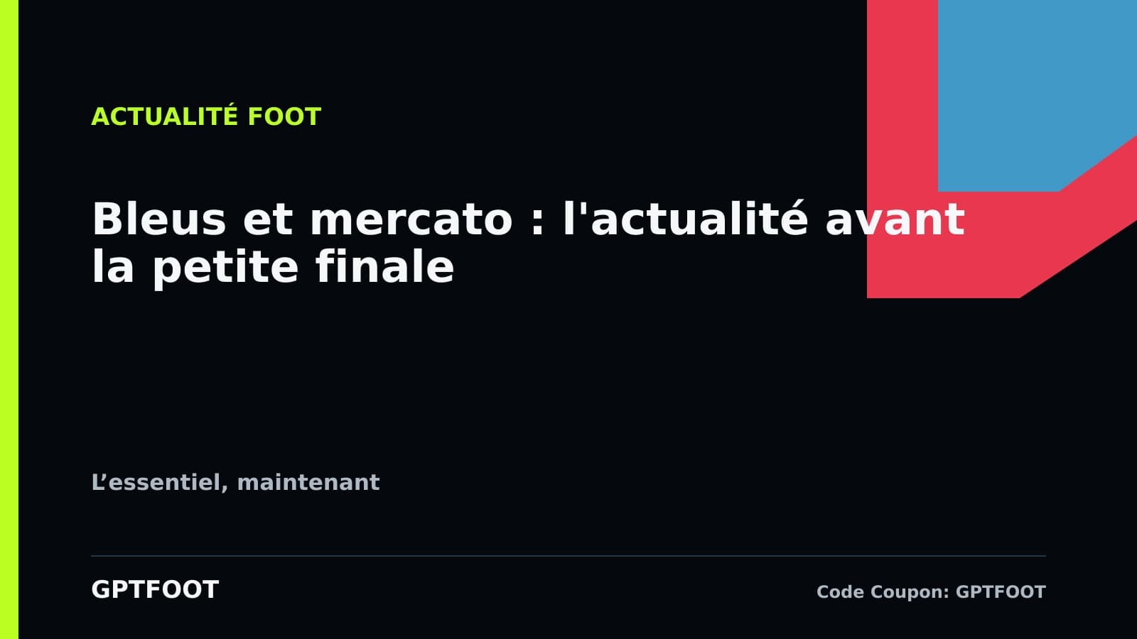 Logo ou emblème de l'équipe de France de football